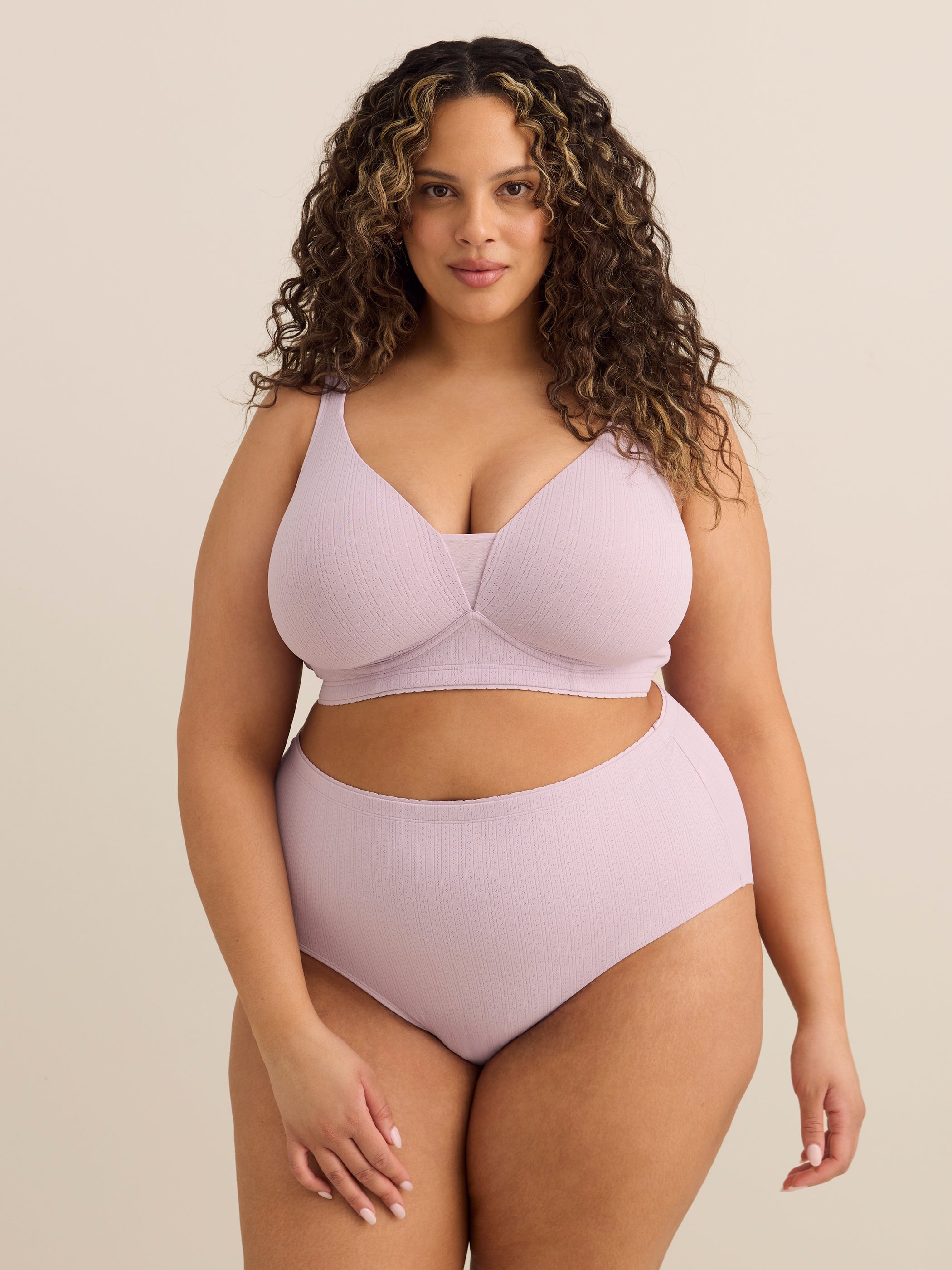 Wireless Padded T-Shirt Bra with Pointelle - ti Voglio