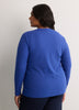 Boyfriend-Fit Long-Sleeve Rib Knit Tee