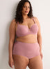 Microfibre Knit Boyshort with Lace - Déesse