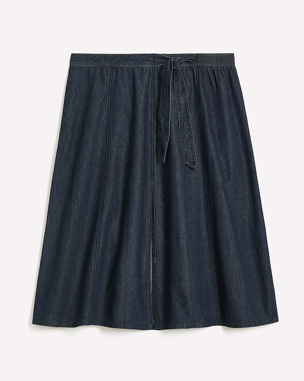 Jupe longue fluide en denim - d/C JEANS