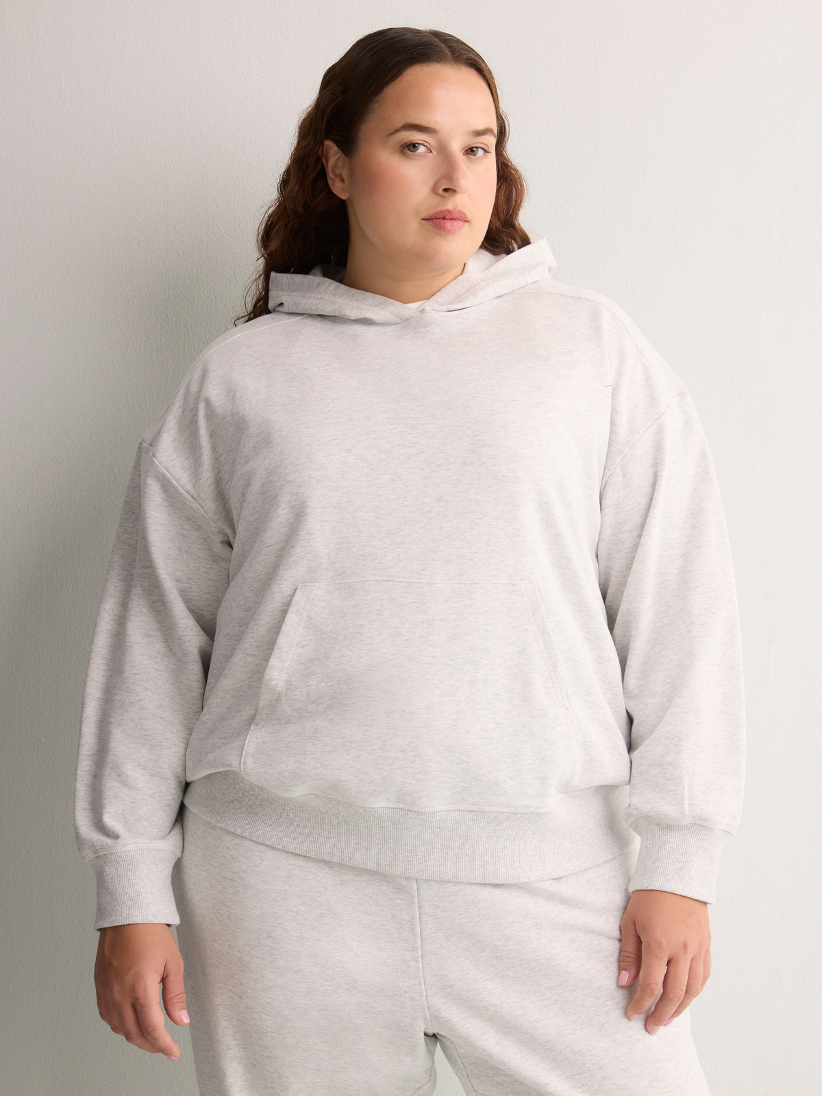 Compact French Terry Hooded Sweatshirt - Active Zone