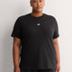 Black Short-Sleeve Crewneck Tee with Small Logo - adidas