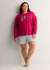 Red Nutcracker Sweatshirt and Plaid Boxer Pyjama Set - tiVOGLIO
