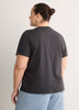 Straight-Fit Crew-Neck T-Shirt with Embroidered Front