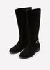 Extra Wide Width, Faux-Suede Tall Riding Boot