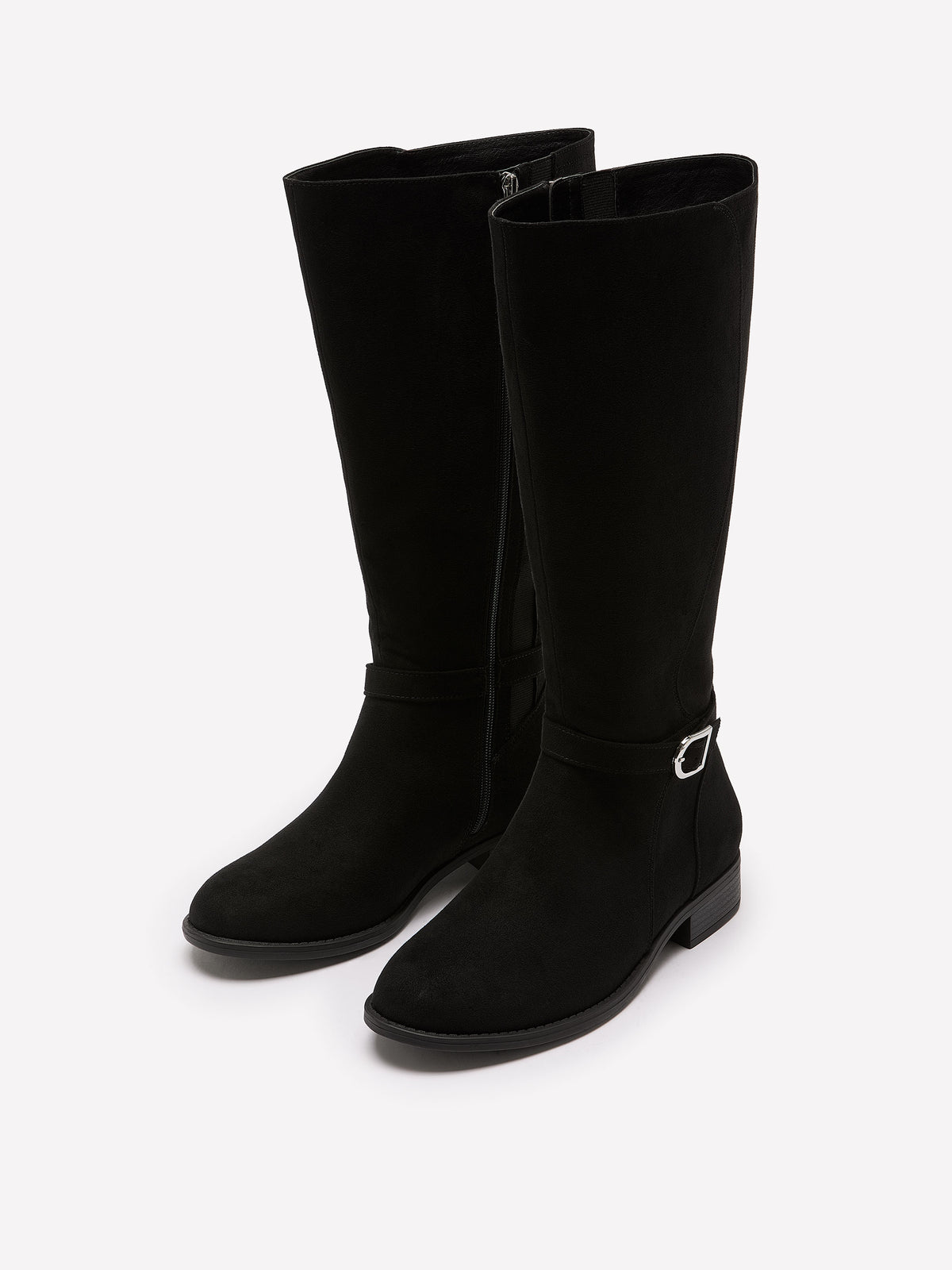 Extra Wide Width, Faux-Suede Tall Riding Boot