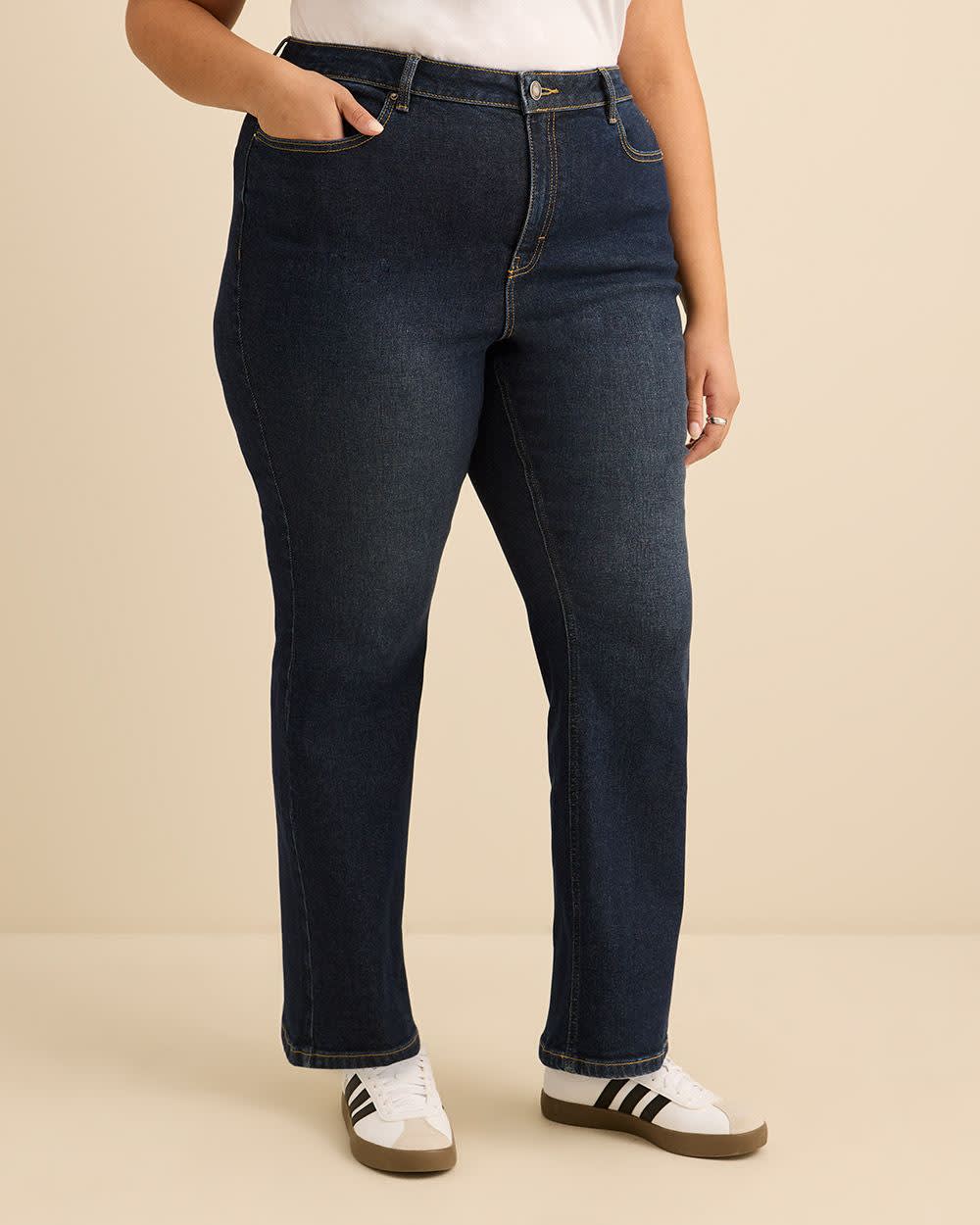 Jean taille haute à jambe évasée, coupe classique - d/C Jeans