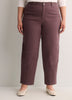 Blue Classic-Fit High-Rise Barrel-Leg Jeans - d/C jeans