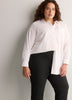 Responsible, Petite, Gray Straight-Leg Savvy Pant