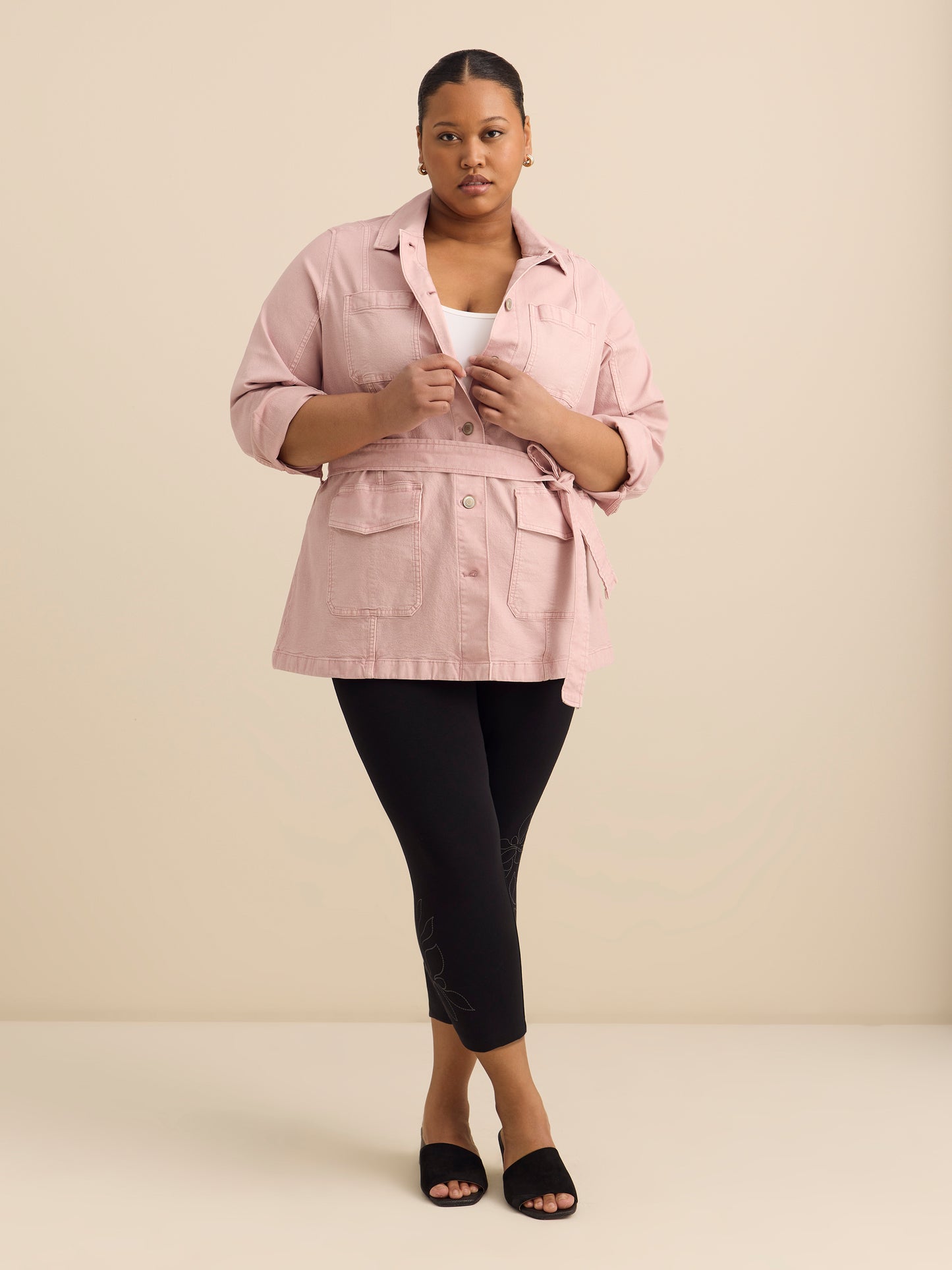 Capri Legging with Placement Print