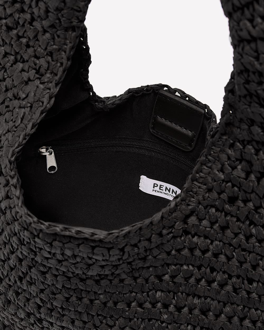 Sac hobo souple en pailles de papier