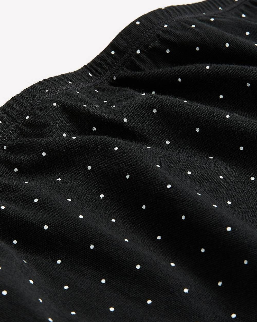 Black Dotted Cotton Full Brief - ti Voglio