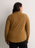 Responsible, Straight-Fit Long-Sleeve Ribbed Knit Polo Shirt