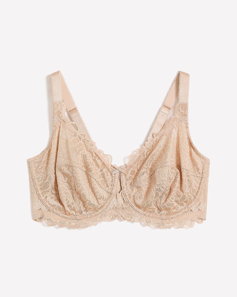 Unlined Lace Bra - Déesse Collection
