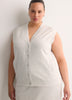 Sleeveless Knit Cardigan - Active Zone