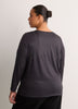 Responsible, Croco-Print Long-Sleeve T-Shirt with Back Insert - Active Zone