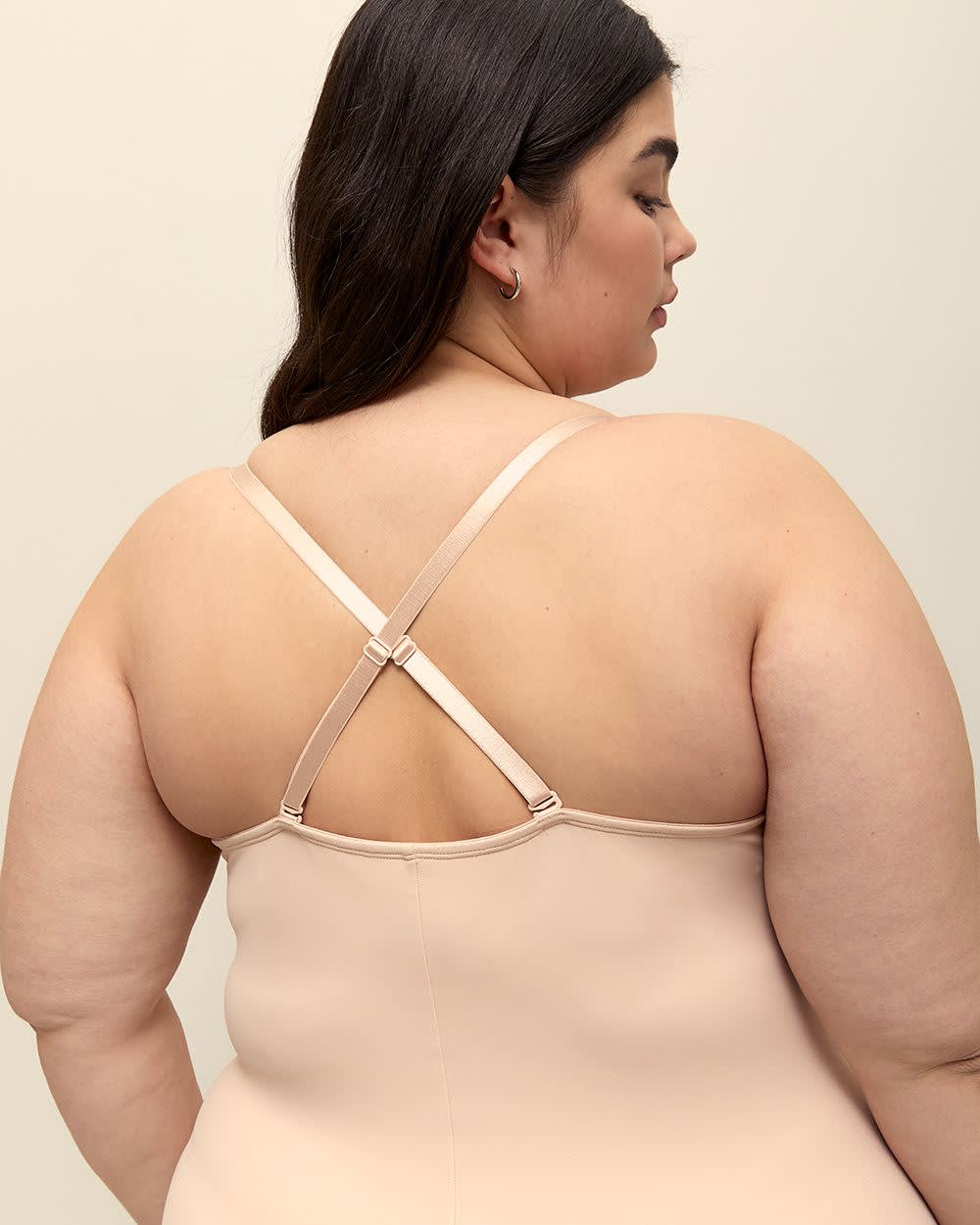 Shaping Slip Dress With Open Bust - tiVOGLIO