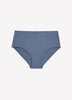 Dotted Heather Blue Cotton Full Brief - ti Voglio