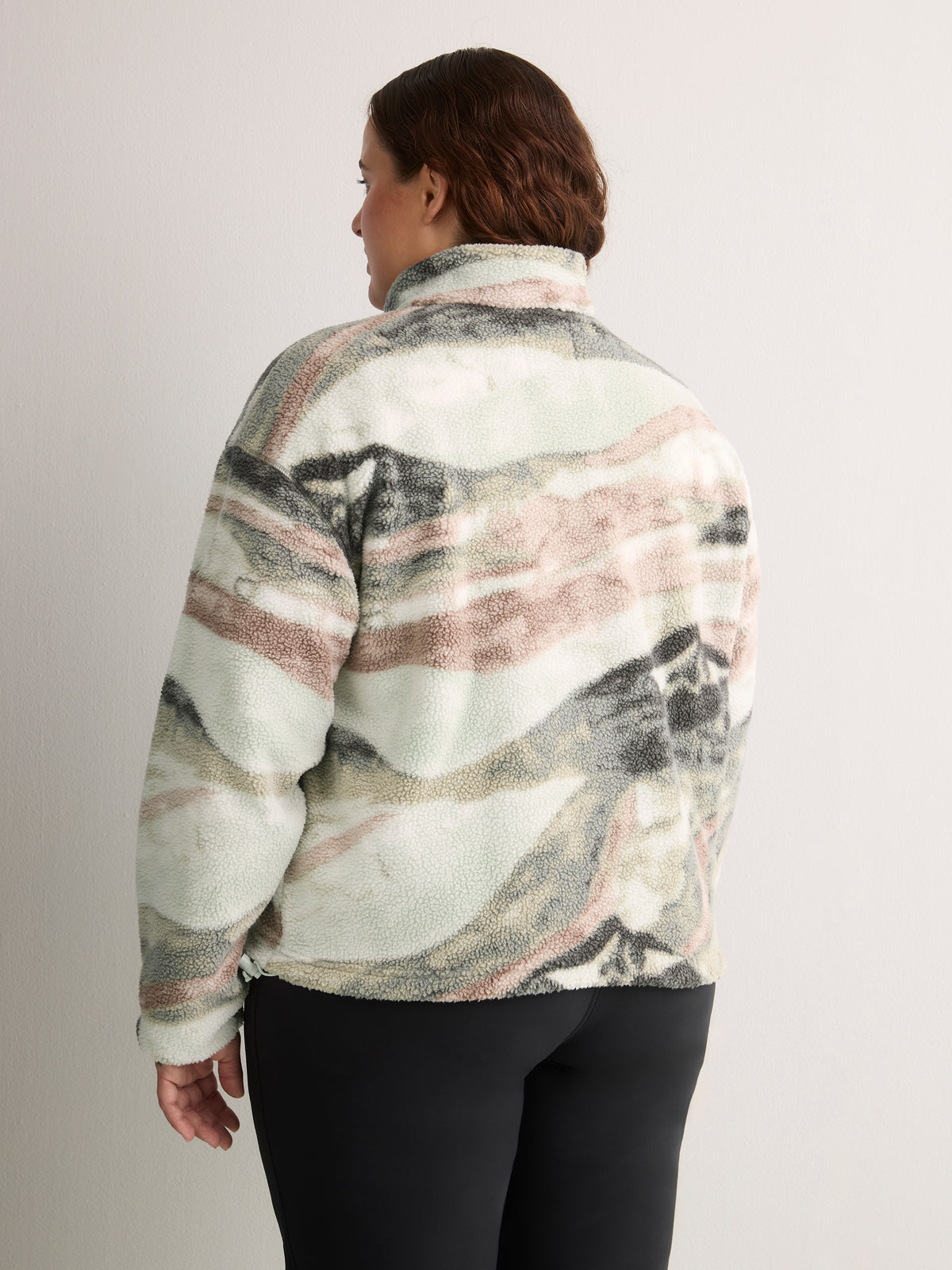 Helvetia II Printed Cropped Half-Snap Fleece Pullover - Columbia