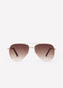 Aviator Metal Sunglasses