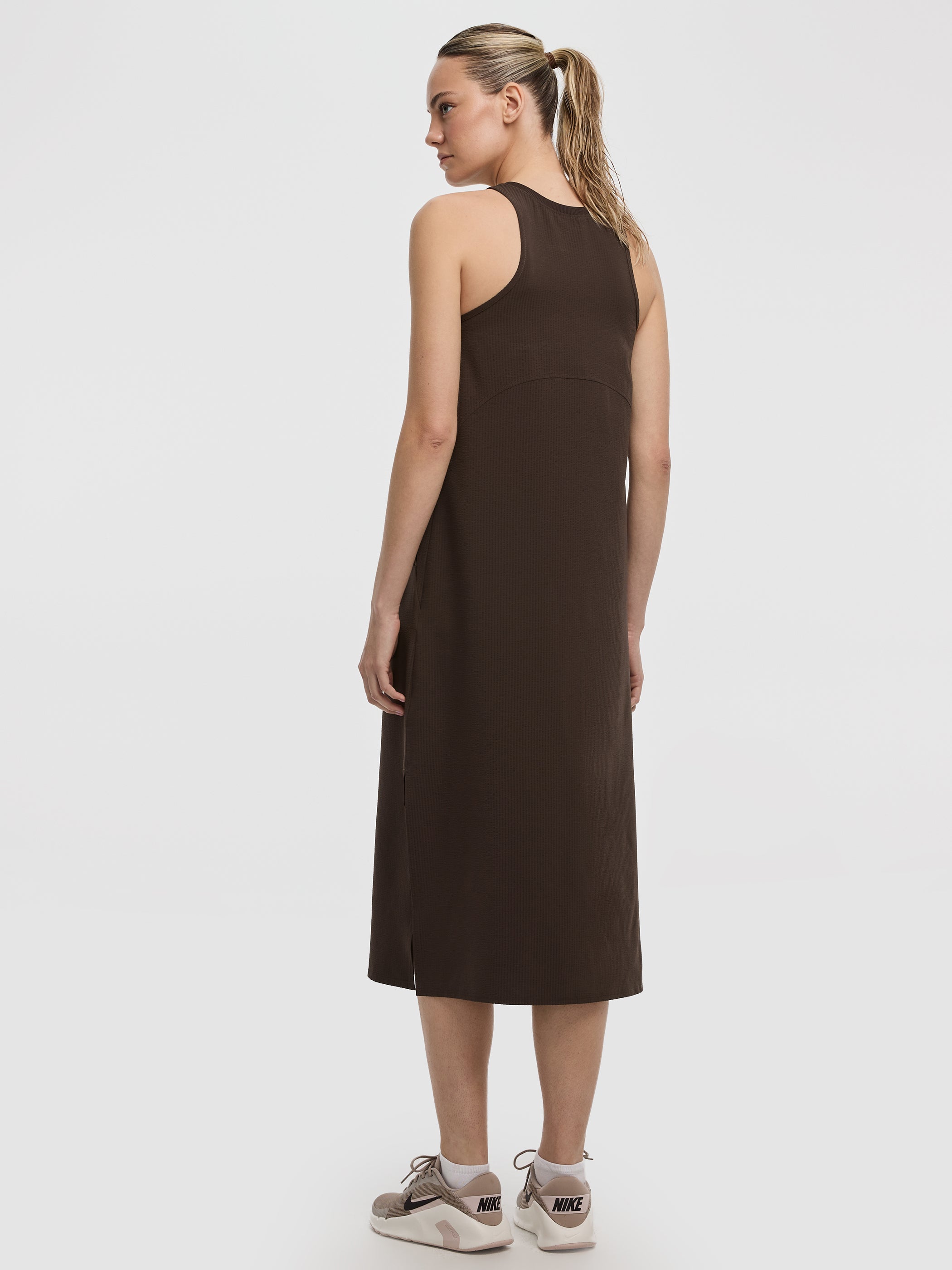 Sleeveless Midi Jacquard Dress - Hyba