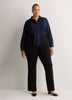 Black Savvy Boot-Cut Pant