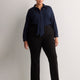 Black Savvy Boot-Cut Pant
