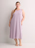 Sleeveless Long Rib Knit Sleepshirt - ti Voglio