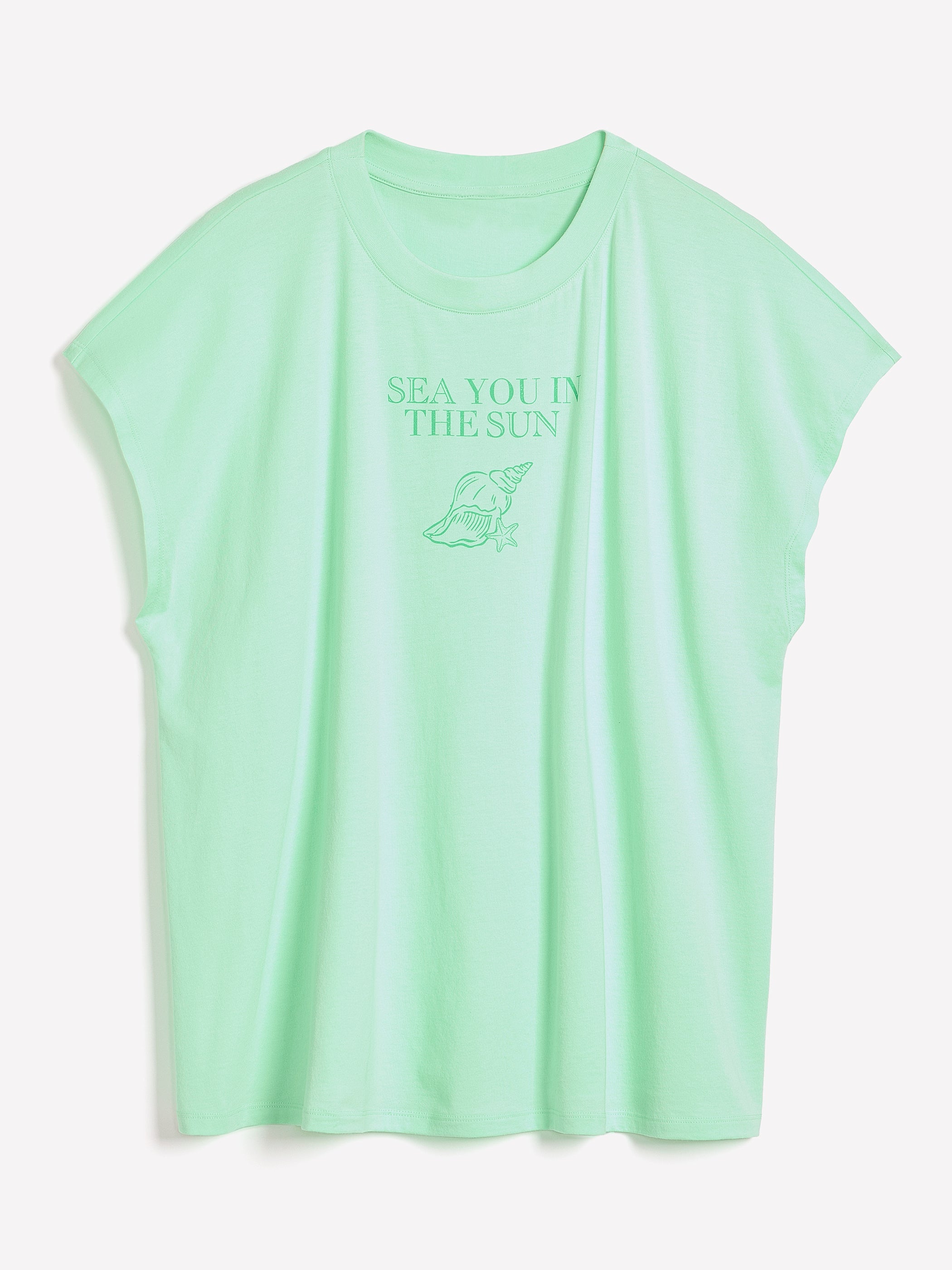 Extended-Sleeve Crewneck Knit Top