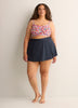 Mid-Rise Swim Skirt With Built-In Shorts