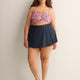 Mid-Rise Swim Skirt With Built-In Shorts