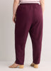Linen Blend Tapered-Leg Pant