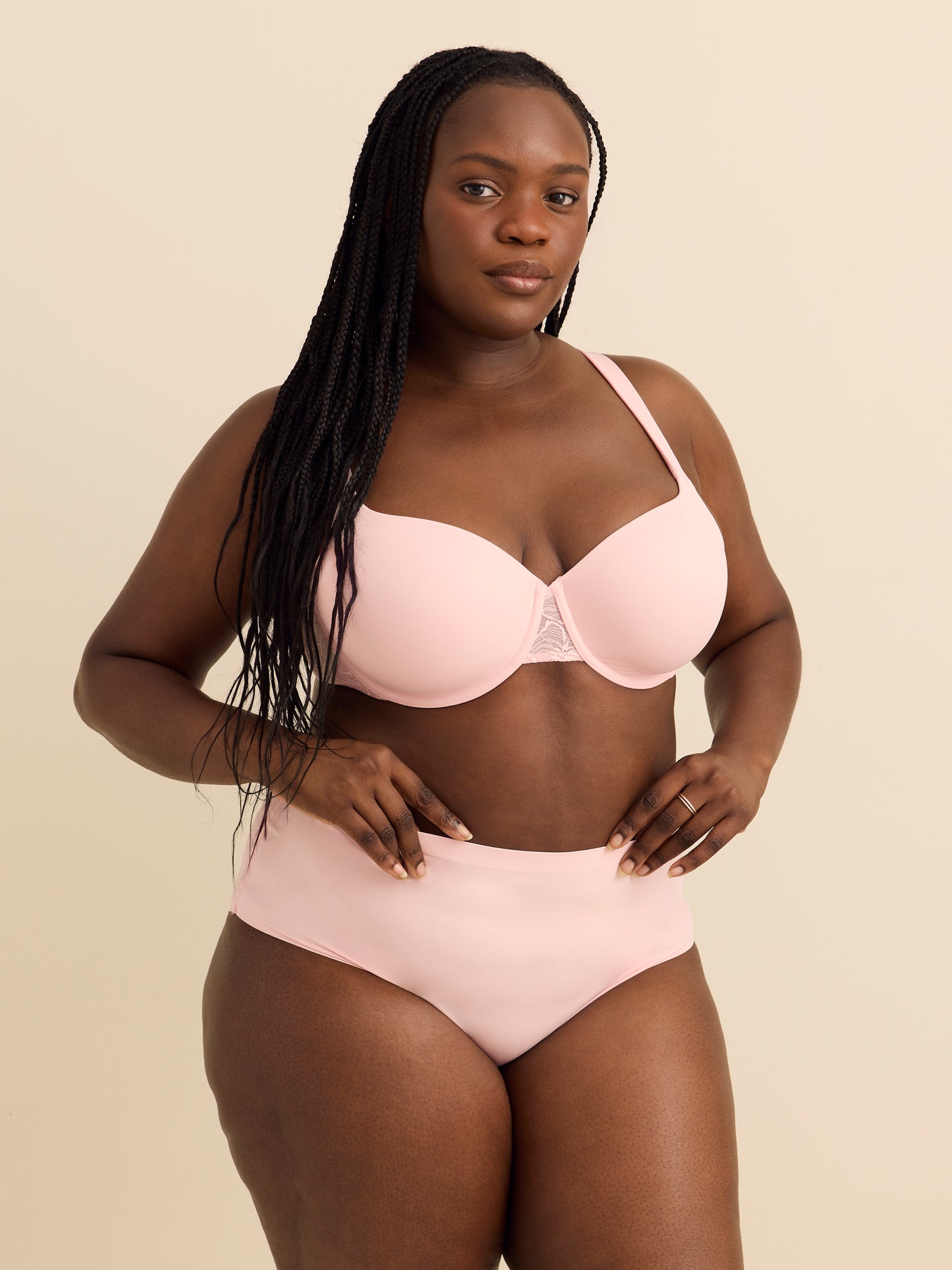 Padded T-Shirt Bra with Lace Trim - ti Voglio