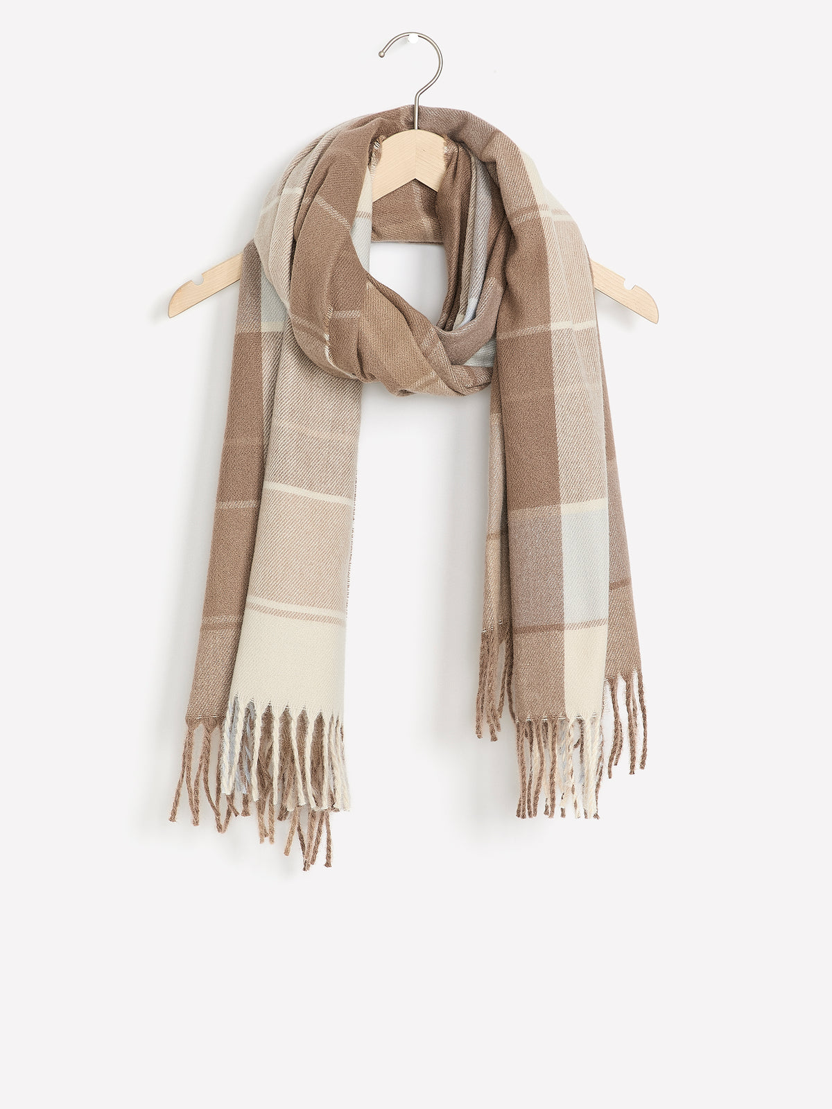 Classic Plaid Winter Scarf