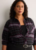 Plaid Flannel Buttoned-Down Tunic Shirt