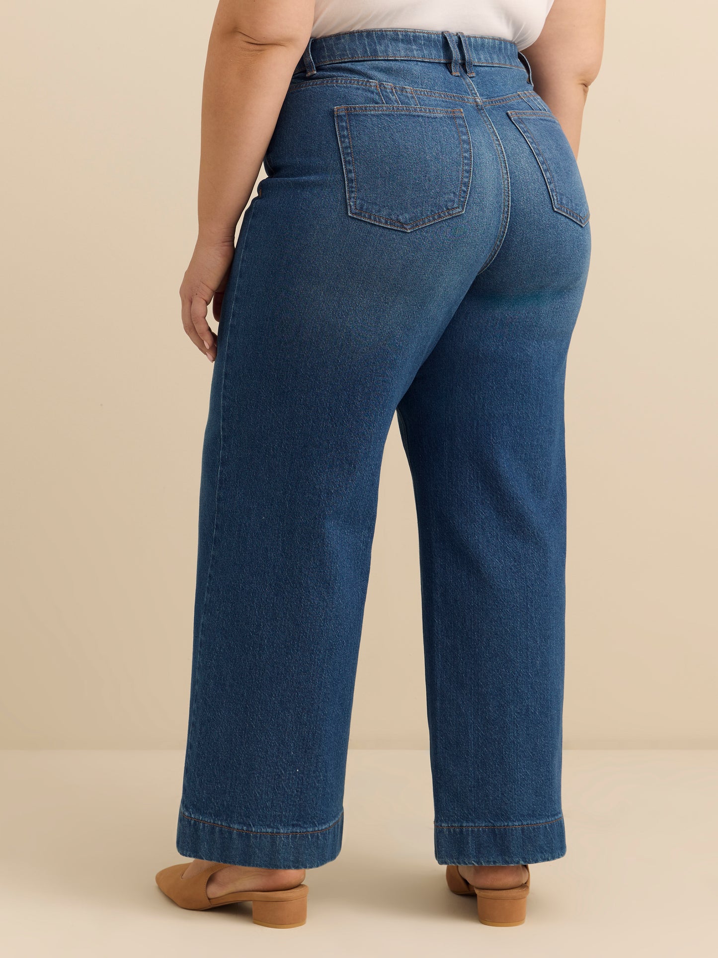 Jean coupe curvye à jambe évasée et taille haute - d/C JEANS