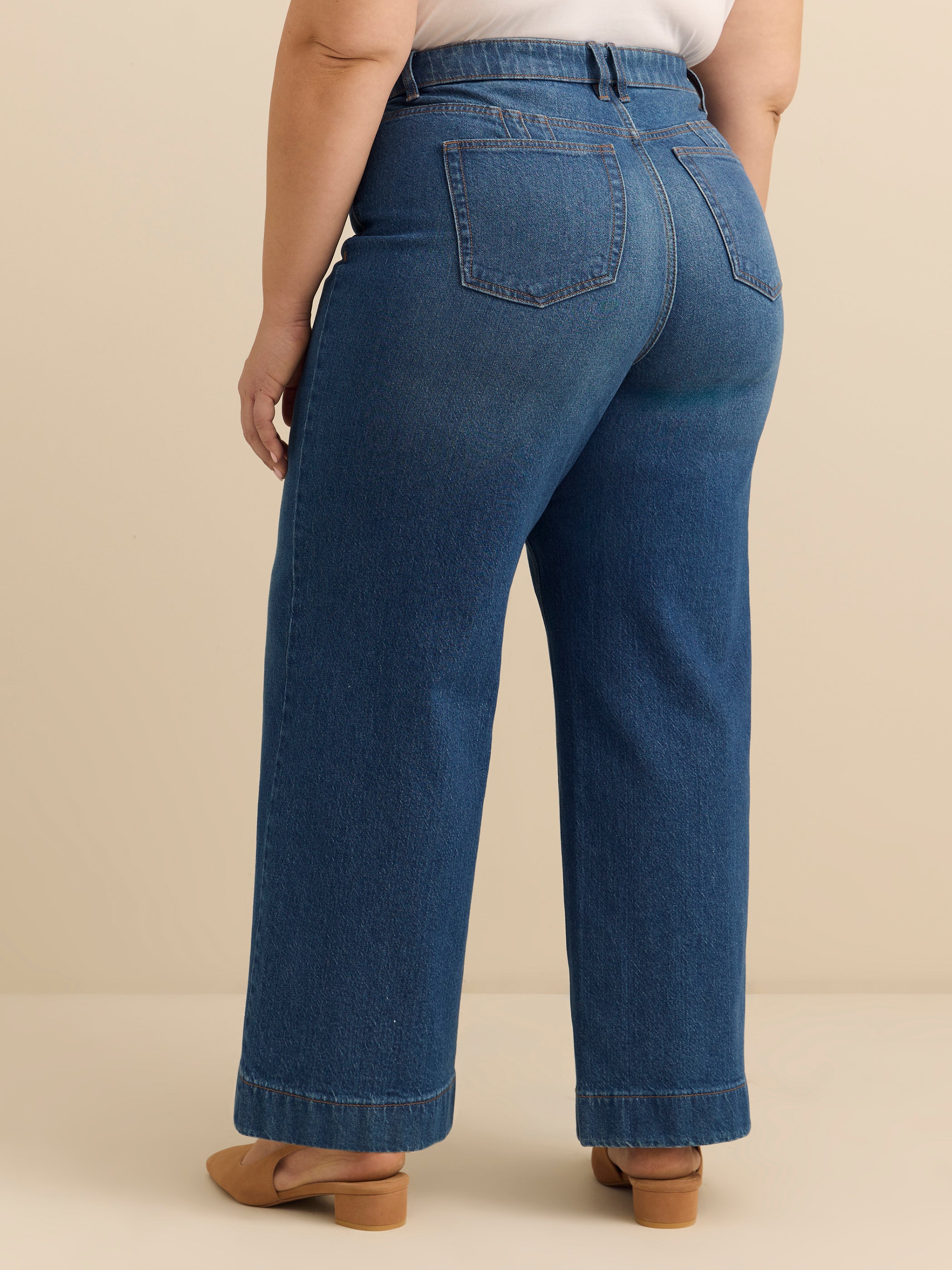 Jean coupe curvye à jambe évasée et taille haute - d/C JEANS