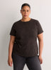 Curvy-Fit Short-Sleeve Crew-Neck Tee