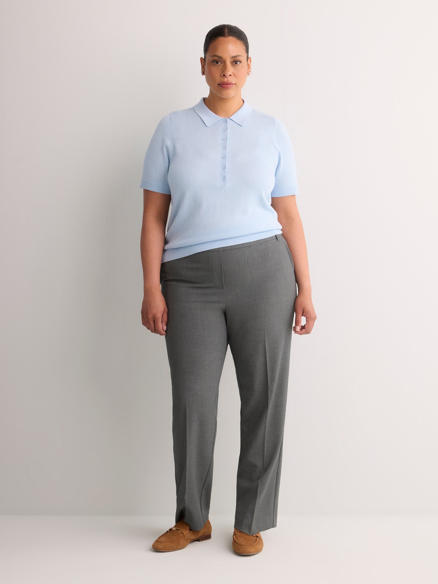 Heather Blue Straight-Leg Savvy II Pant