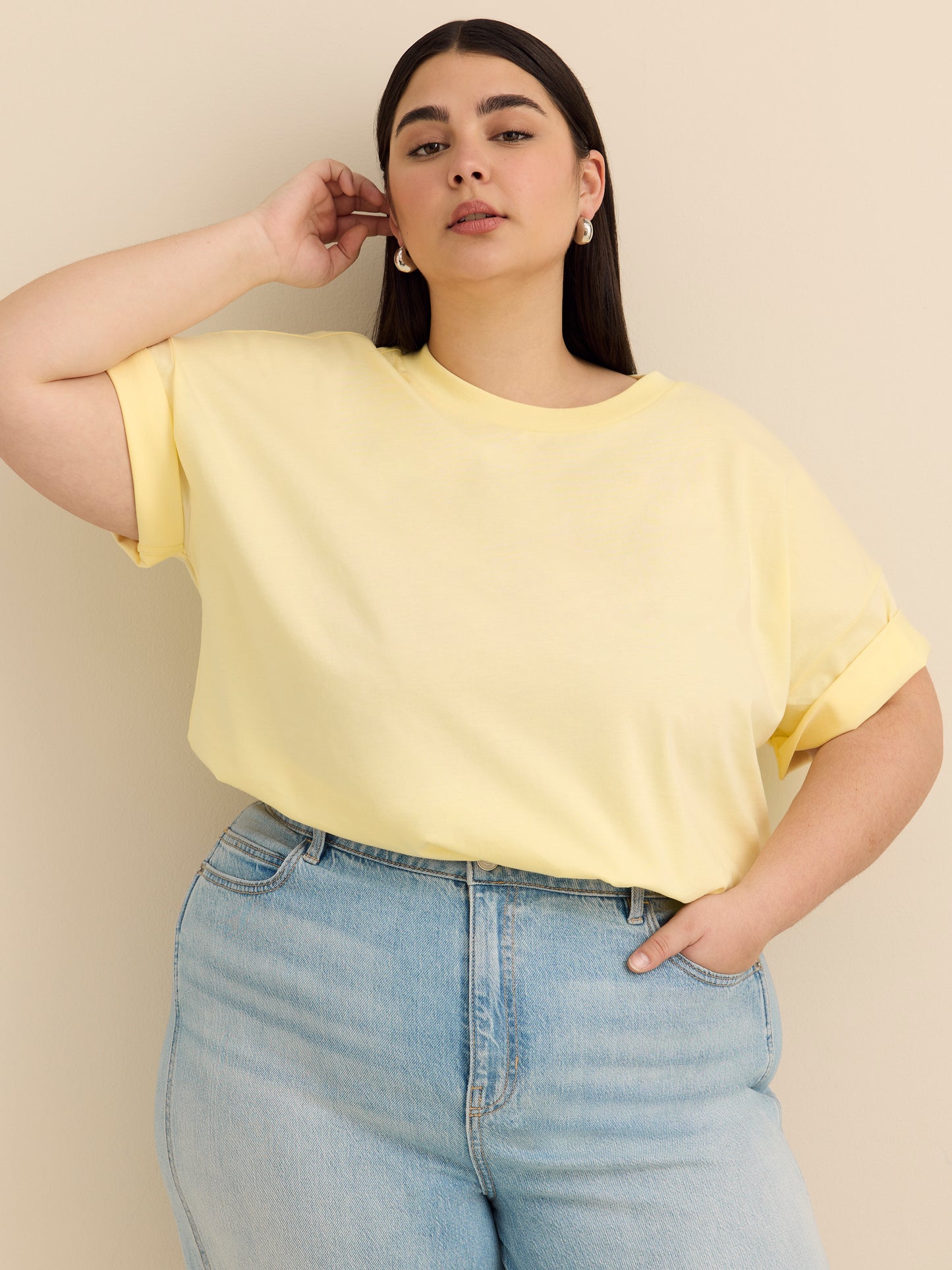 Boxy-Fit Crewneck Tee