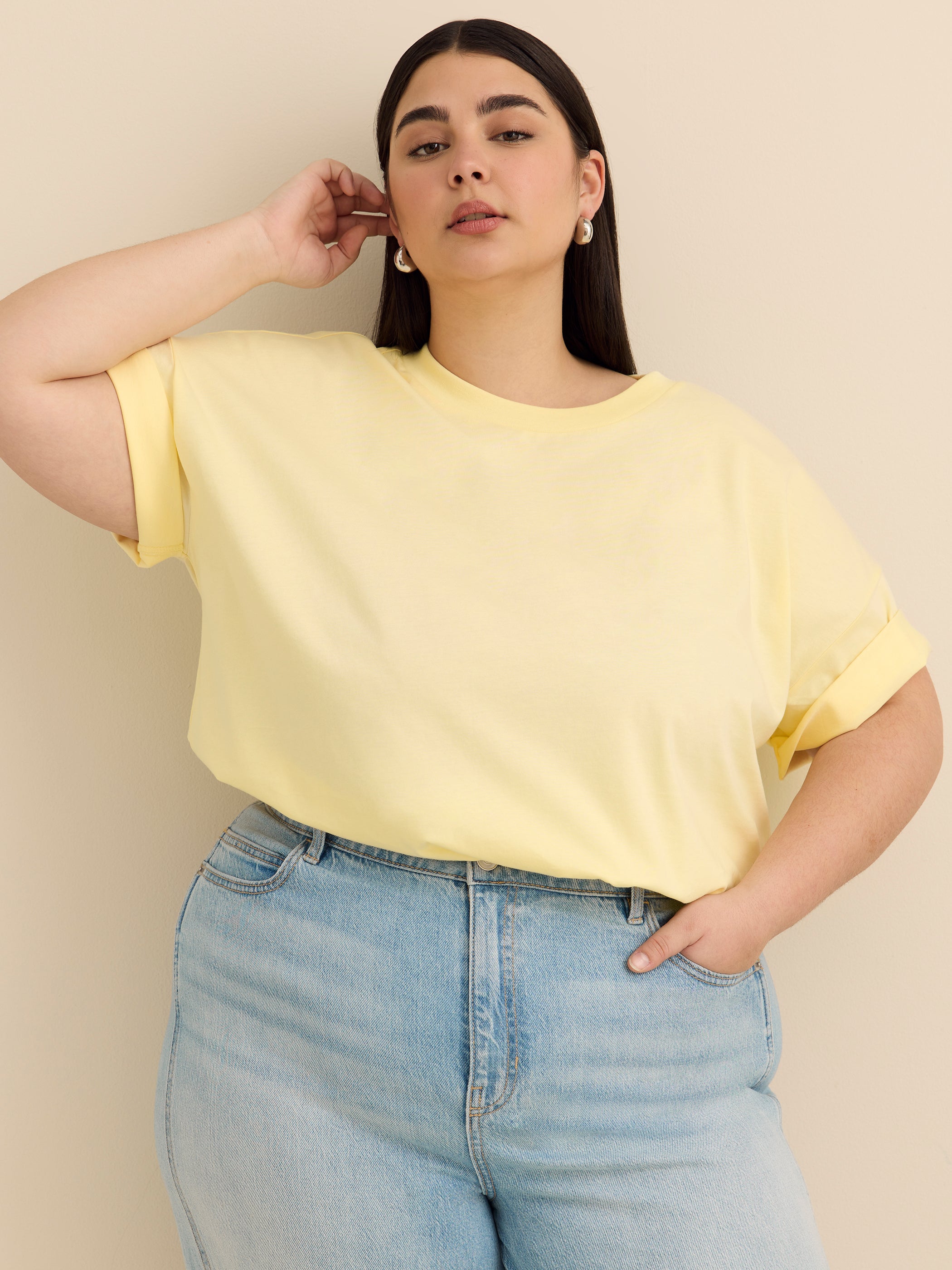 Boxy-Fit Crewneck Tee