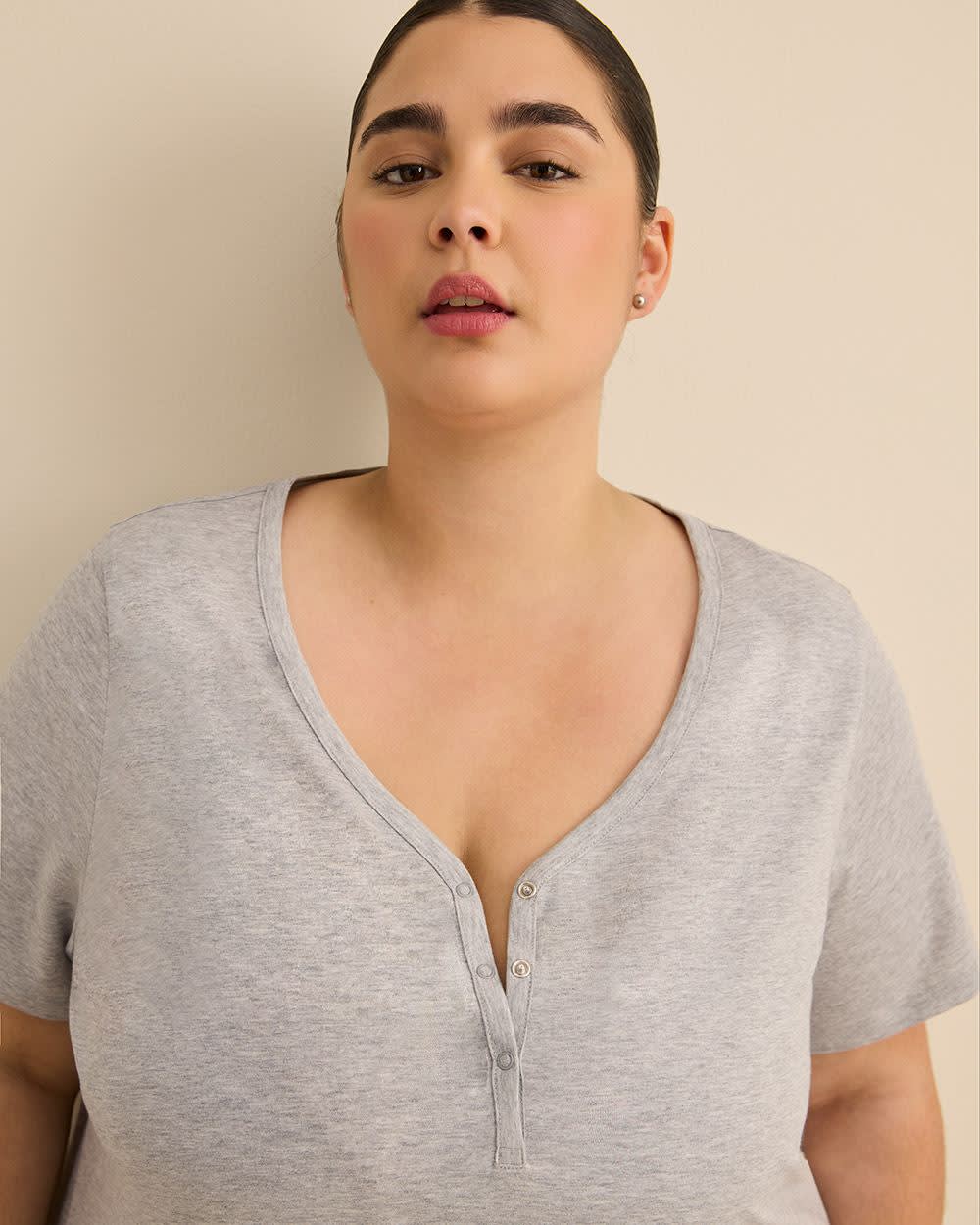 Short-Sleeve Long Sleepshirt - ti Voglio