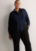 Black Savvy Boot-Cut Pant
