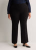 Black Savvy Boot-Cut Pant