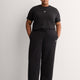 Black Essential Fleece Open-Hem Pant - adidas