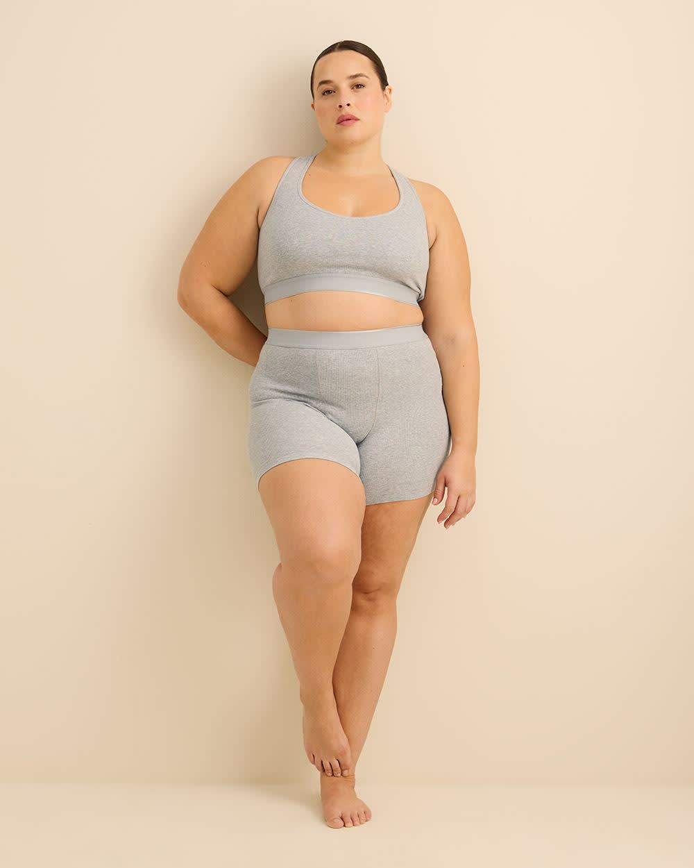 Culotte garçonne côtelée chinée - ti Voglio