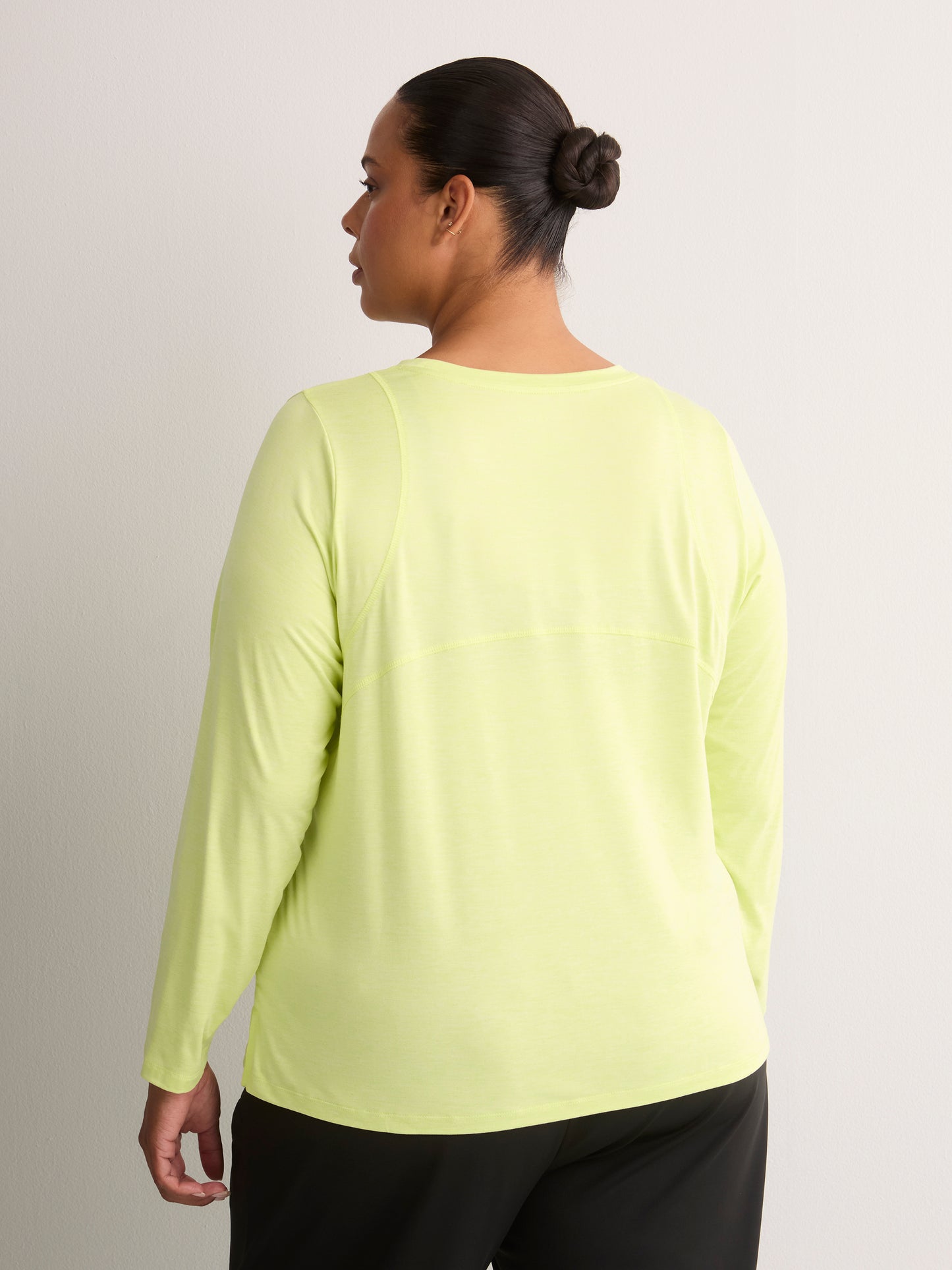 Responsible, Space-Dye Long-Sleeve T-Shirt with Back Insert - Active Zone