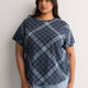 Curvy-Fit Short-Sleeve Crew-Neck Tee