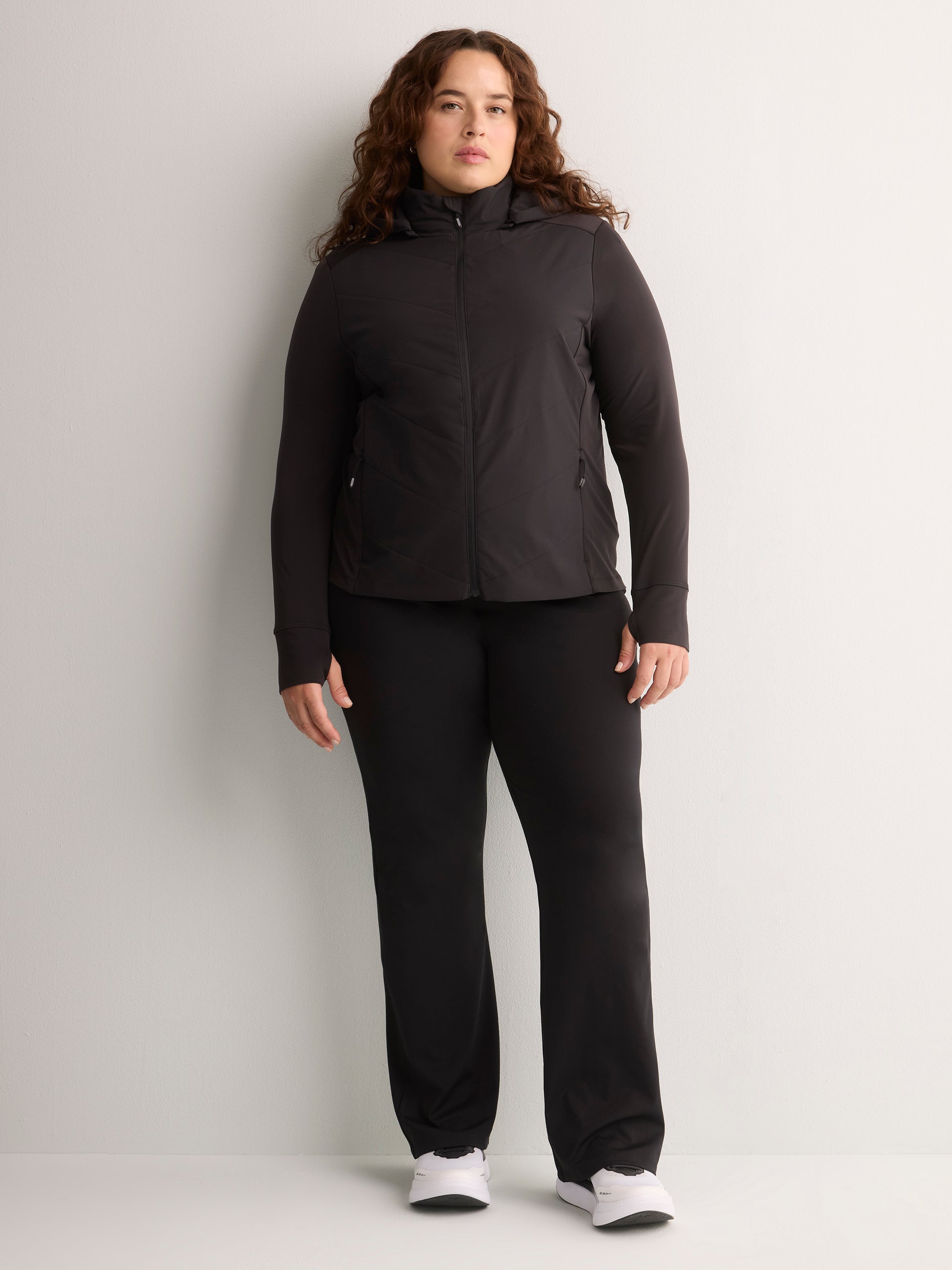 Black Second Skin Quilted Jacket - Active Zone