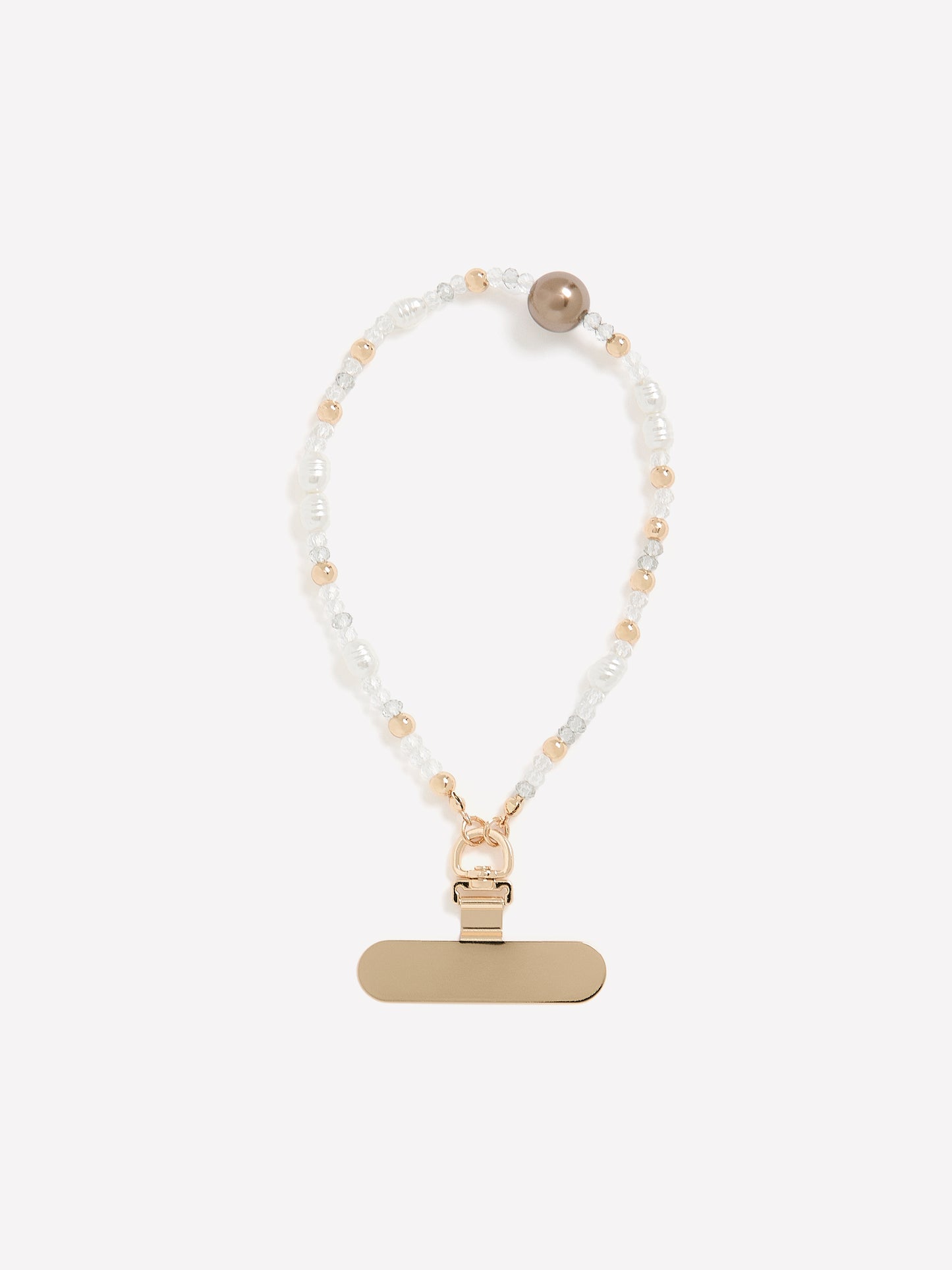 Phone Wristlet Chain with Pearls